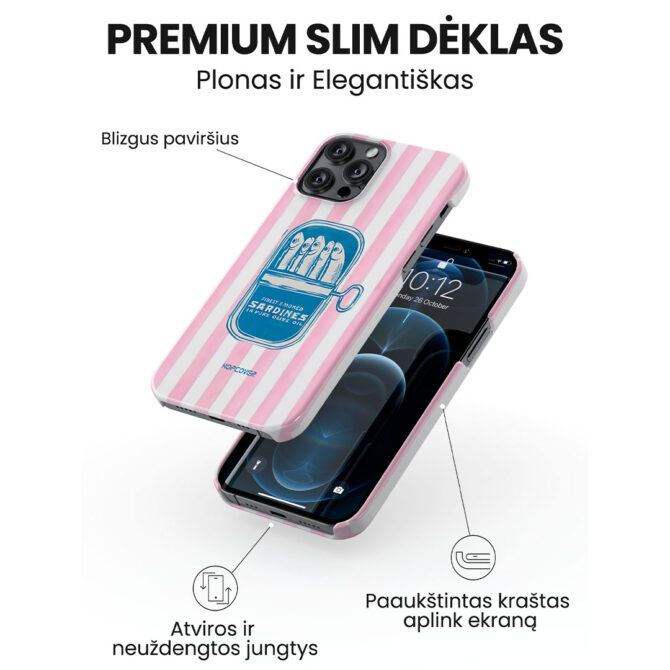 Hopcover iPhone telefono deklas Samsung dekliukas