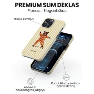 Hopcover iPhone telefono deklas Samsung dekliukas