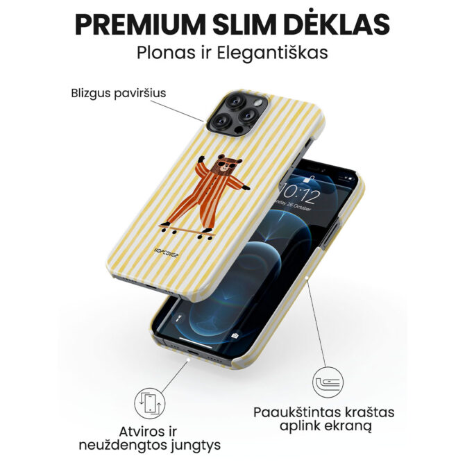 Hopcover iPhone telefono deklas Samsung dekliukas