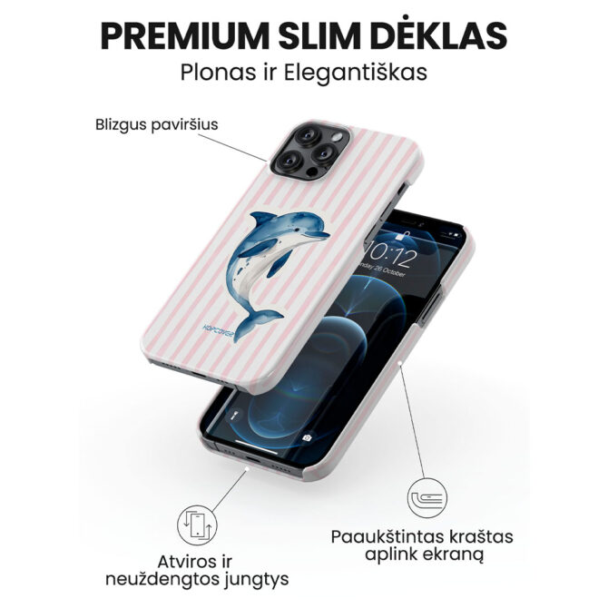 Hopcover iPhone telefono deklas Samsung dekliukas