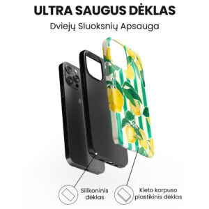 Hopcover iPhone telefono deklas Samsung dekliukas