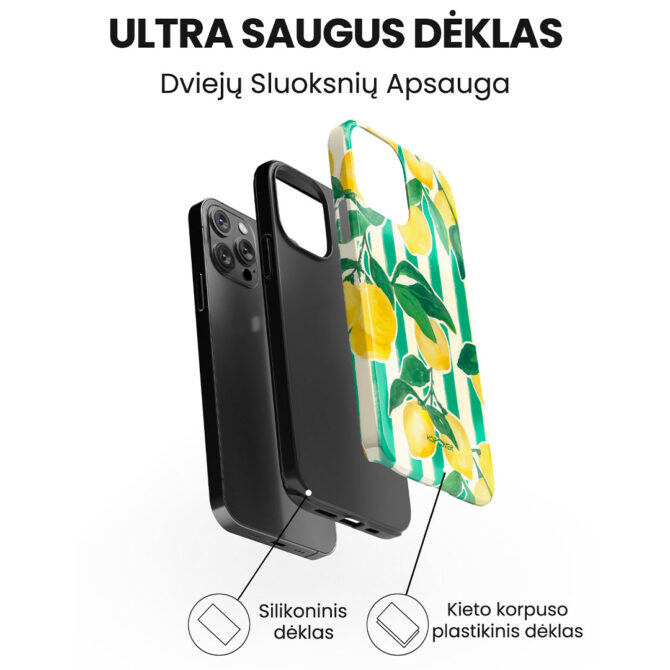 Hopcover iPhone telefono deklas Samsung dekliukas