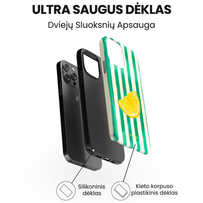 Hopcover iPhone telefono deklas Samsung dekliukas