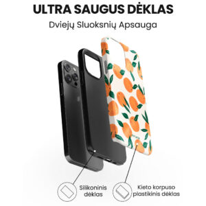 Hopcover iPhone telefono deklas Samsung dekliukas