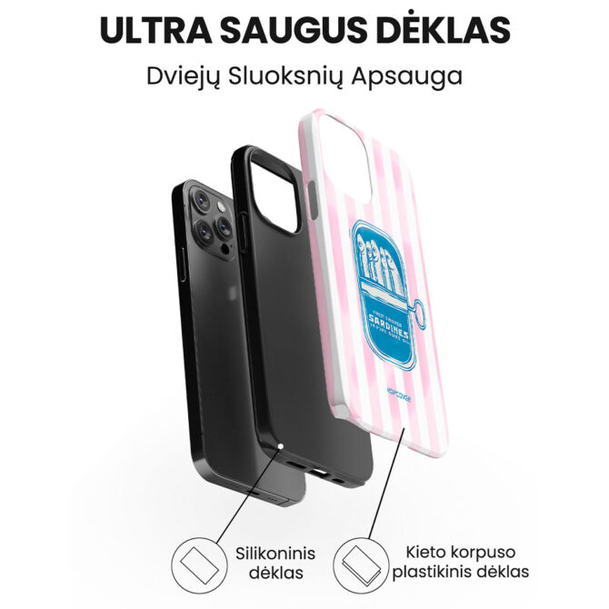 Hopcover iPhone telefono deklas Samsung dekliukas