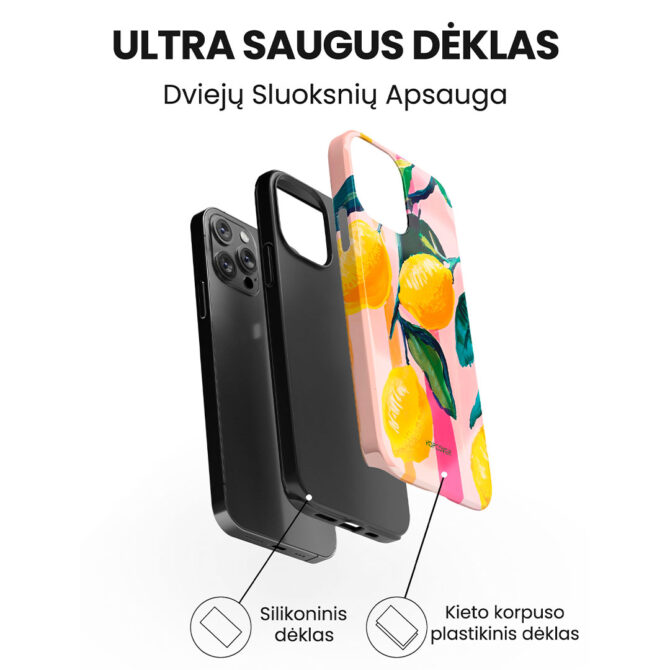 Hopcover iPhone telefono deklas Samsung dekliukas