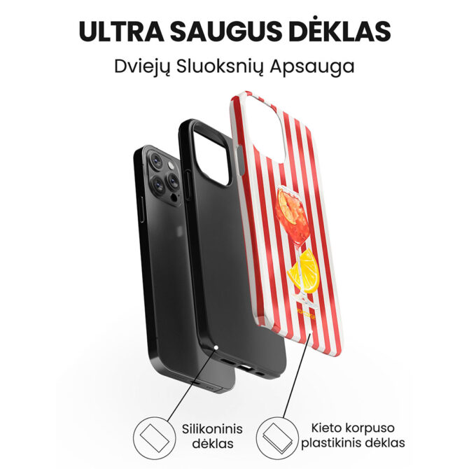 Hopcover iPhone telefono deklas Samsung dekliukas