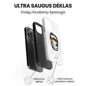 Hopcover iPhone telefono deklas Samsung dekliukas