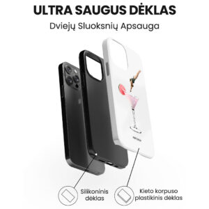 Hopcover iPhone telefono deklas Samsung dekliukas