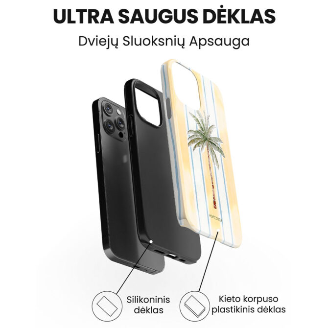 Hopcover iPhone telefono deklas Samsung dekliukas