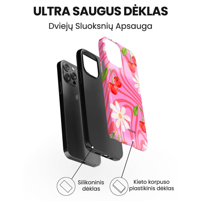 Hopcover iPhone telefono deklas Samsung dekliukas