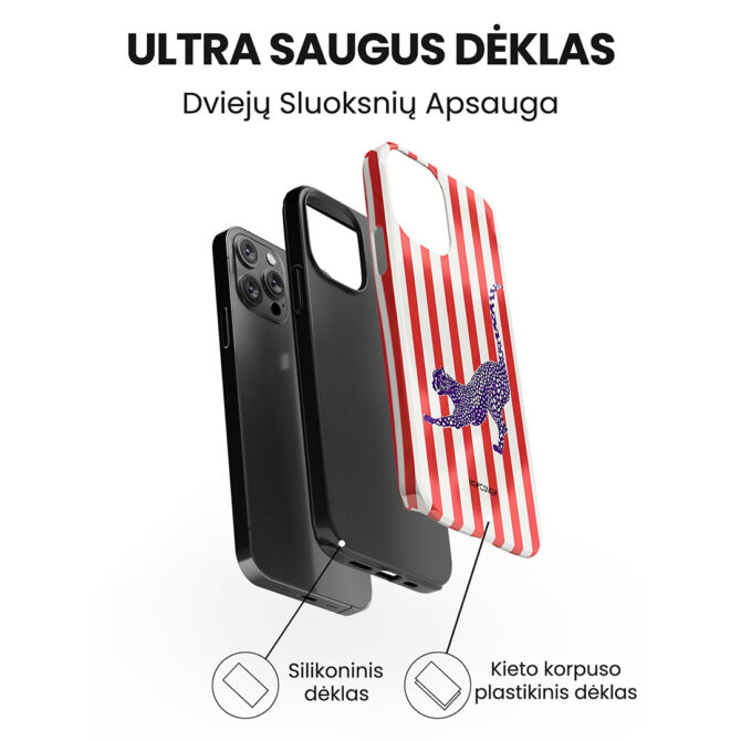 Hopcover iPhone telefono deklas Samsung dekliukas