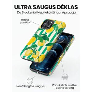 Hopcover iPhone telefono deklas Samsung dekliukas