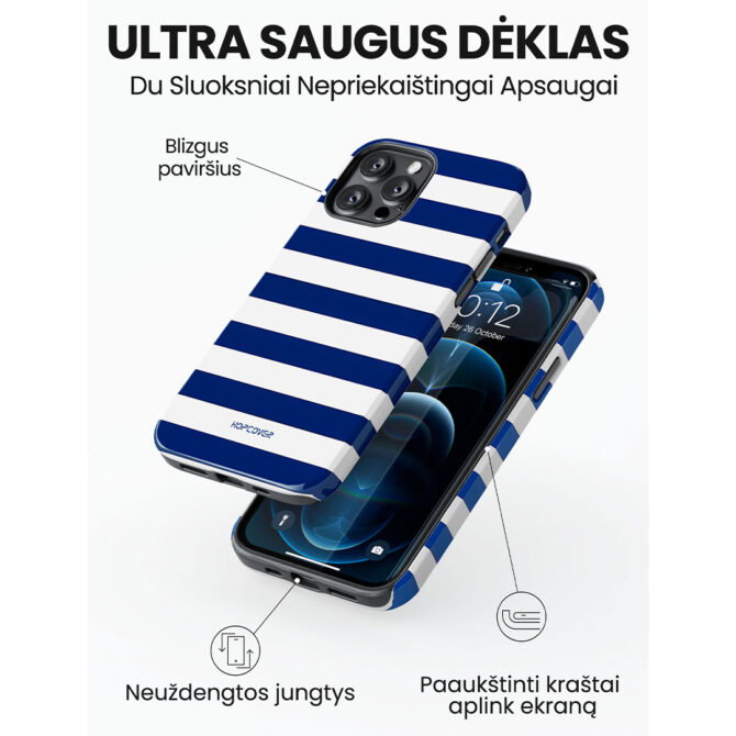 Hopcover iPhone telefono deklas Samsung dekliukas