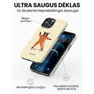 Hopcover iPhone telefono deklas Samsung dekliukas