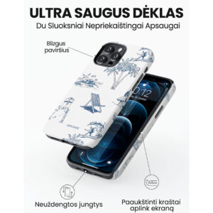 Hopcover iPhone telefono deklas Samsung dekliukas