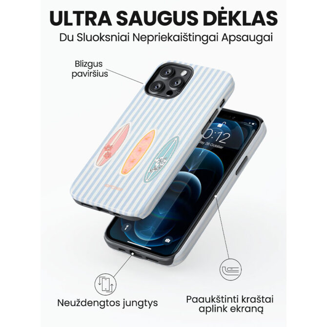 Hopcover iPhone telefono deklas Samsung dekliukas