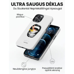 Hopcover iPhone telefono deklas Samsung dekliukas