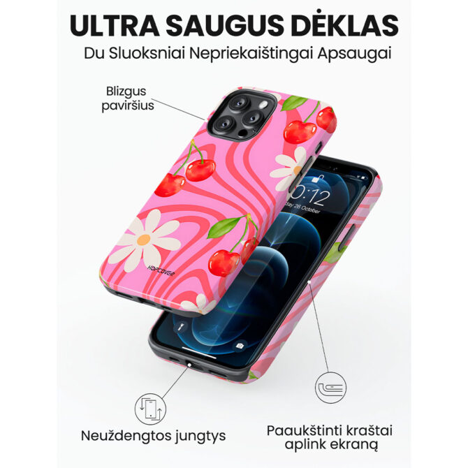 Hopcover iPhone telefono deklas Samsung dekliukas