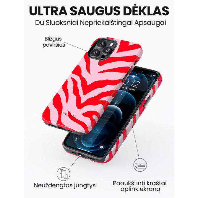 Hopcover iPhone telefono deklas Samsung dekliukas