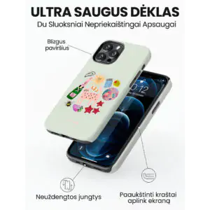 Hopcover iPhone telefono deklas Samsung dekliukas