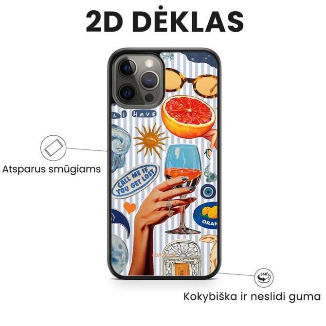 Hopcover iPhone telefono deklas Samsung dekliukas