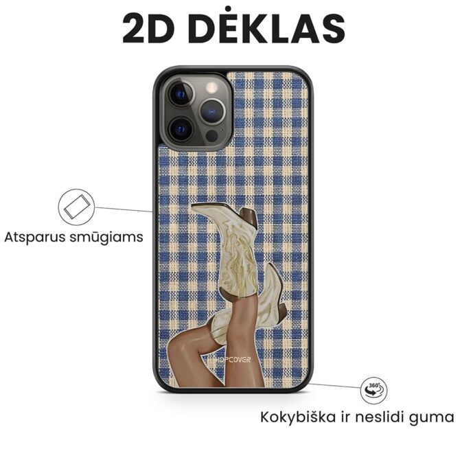 Hopcover iPhone telefono deklas Samsung dekliukas