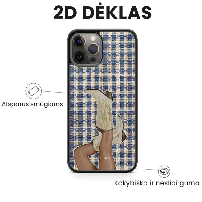 Hopcover iPhone telefono deklas Samsung dekliukas