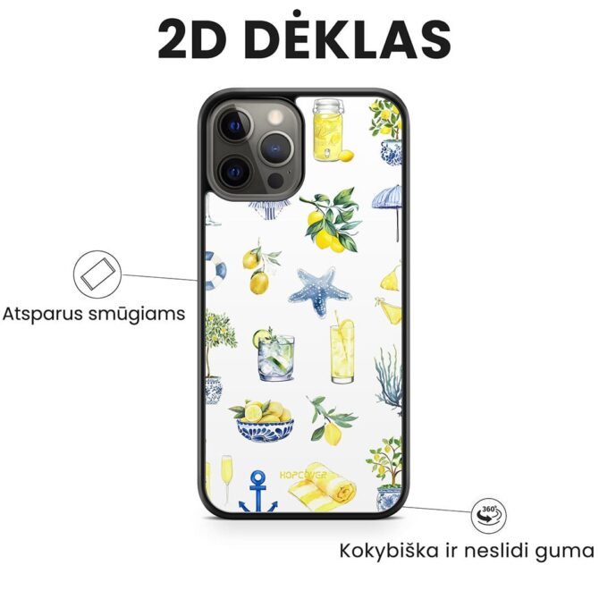 Hopcover iPhone telefono deklas Samsung dekliukas