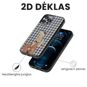 Hopcover iPhone telefono deklas Samsung dekliukas