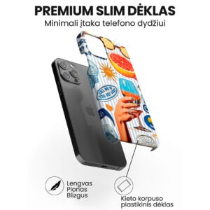 Hopcover iPhone telefono deklas Samsung dekliukas