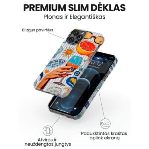 Hopcover iPhone telefono deklas Samsung dekliukas