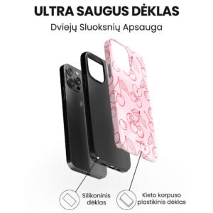 Hopcover iPhone telefono deklas Samsung dekliukas