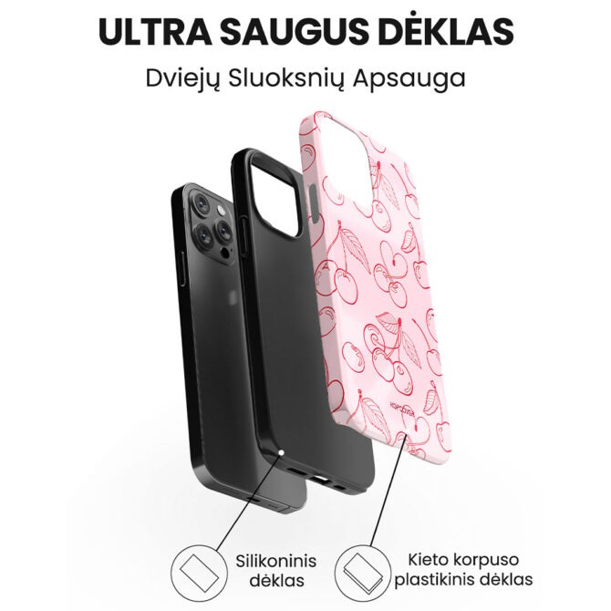 Hopcover iPhone telefono deklas Samsung dekliukas