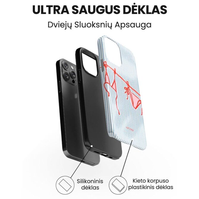 Hopcover iPhone telefono deklas Samsung dekliukas