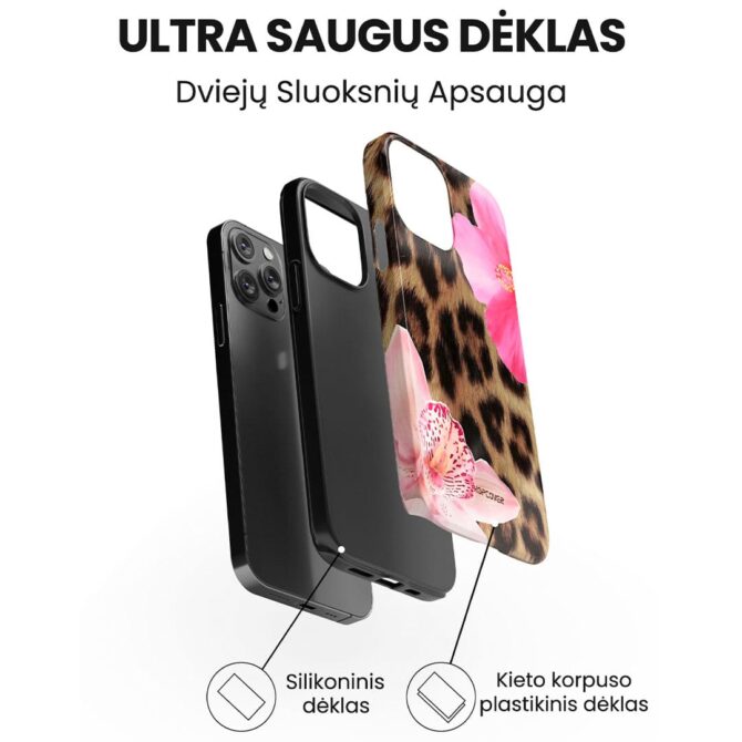 Hopcover iPhone telefono deklas Samsung dekliukas