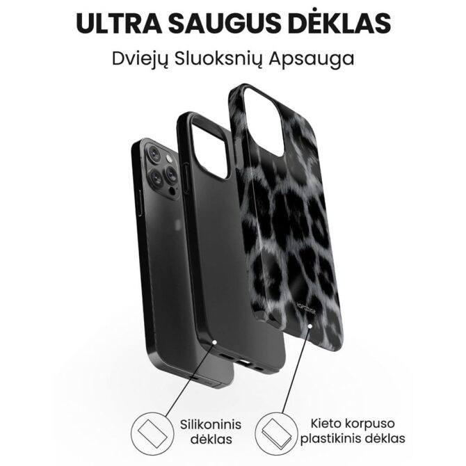 Hopcover iPhone telefono deklas Samsung dekliukas