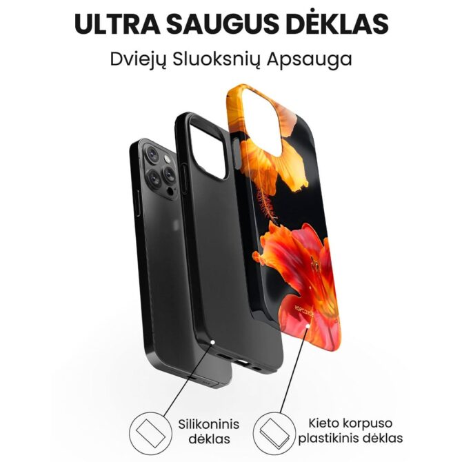 Hopcover iPhone telefono deklas Samsung dekliukas