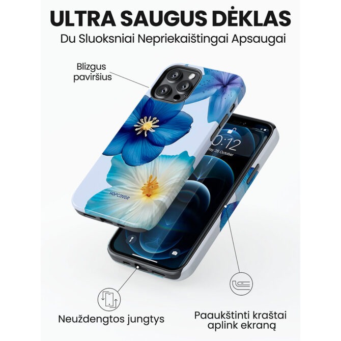 Hopcover iPhone telefono deklas Samsung dekliukas