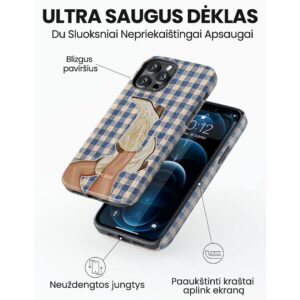 Hopcover iPhone telefono deklas Samsung dekliukas