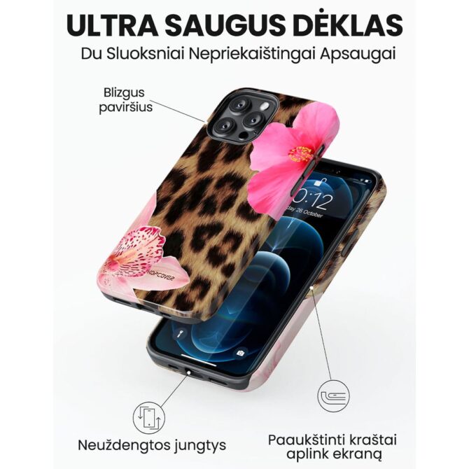 Hopcover iPhone telefono deklas Samsung dekliukas