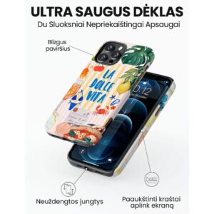 Hopcover iPhone telefono deklas Samsung dekliukas